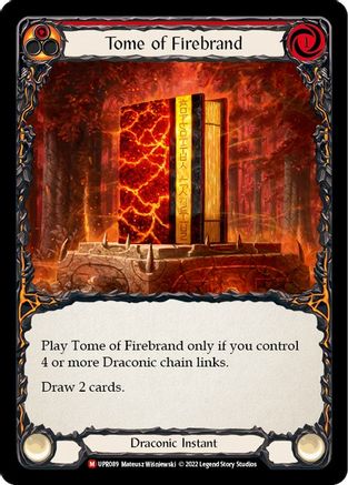 Image of Tome of Firebrand [UPR089] (Uprising)  Rainbow Foil