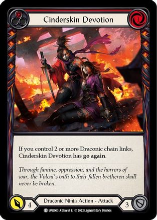 Image of Cinderskin Devotion (Red) [UPR063] (Uprising)