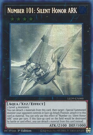 Image of Number 101: Silent Honor ARK [LED9-EN000] Ghost Rare