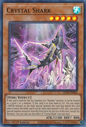 Image of Crystal Shark [LED9-EN002] Super Rare