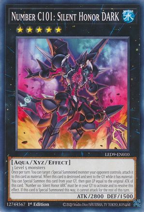 Image of Number C101: Silent Honor DARK [LED9-EN010] Common