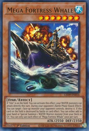 Image of Mega Fortress Whale [LED9-EN016] Ultra Rare