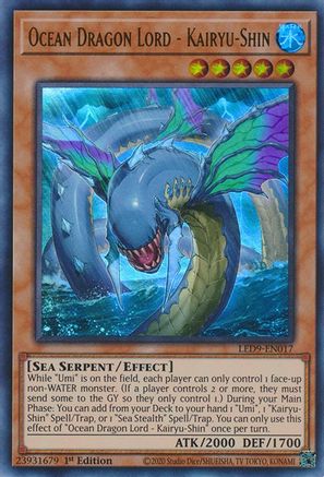 Image of Ocean Dragon Lord - Kairyu-Shin [LED9-EN017] Ultra Rare