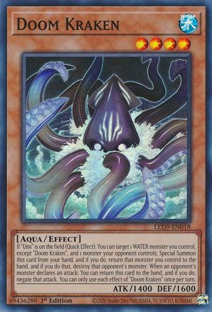 Image of Doom Kraken [LED9-EN018] Super Rare