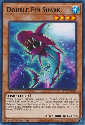 Image of Double Fin Shark [LED9-EN049] Rare