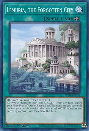 Image of Lemuria, the Forgotten City [LED9-EN055] Common