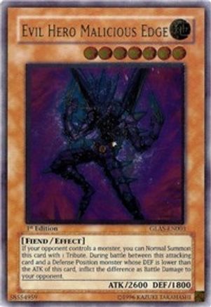 Image of Evil Hero Malicious Edge [GLAS-EN003] Ultimate Rare