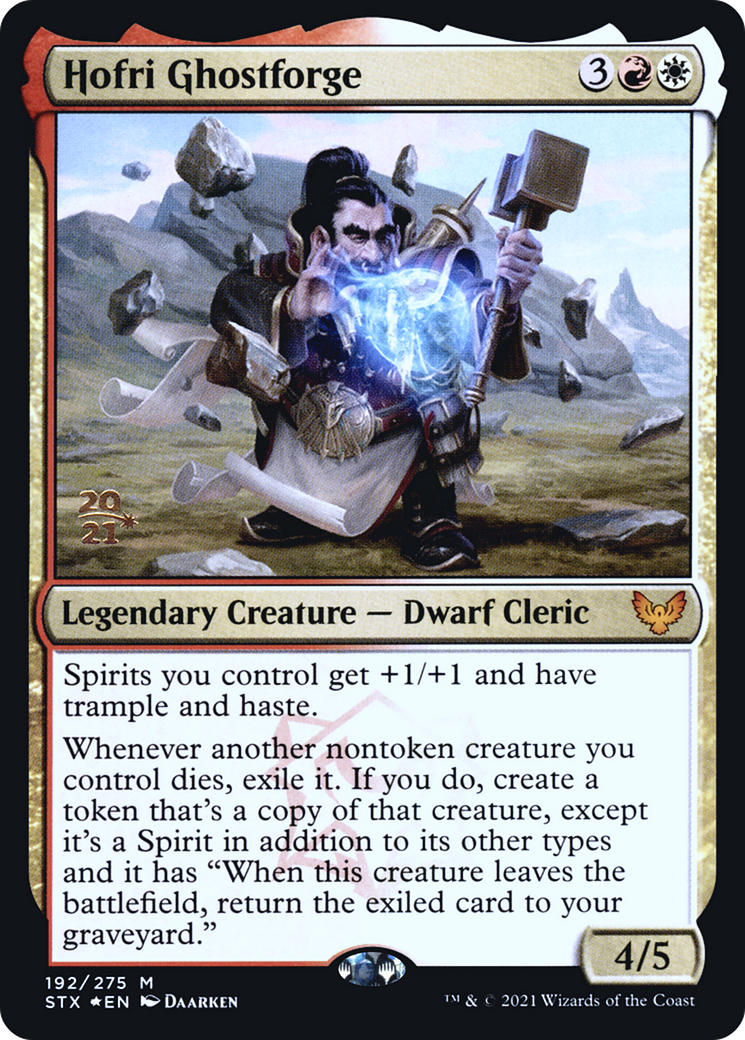 Image of Hofri Ghostforge [Strixhaven: School of Mages Prerelease Promos]