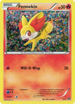 Image of Fennekin (3/12) [McDonald's Promos: 2016 Collection]