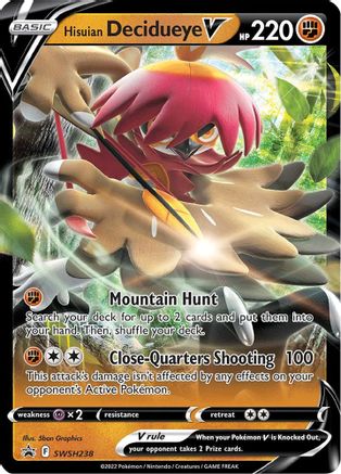 Image of Hisuian Decidueye V (SWSH238) [Sword & Shield: Black Star Promos]