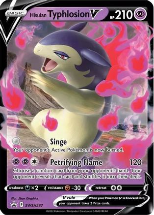 Image of Hisuian Typhlosion V (SWSH237) [Sword & Shield: Black Star Promos]
