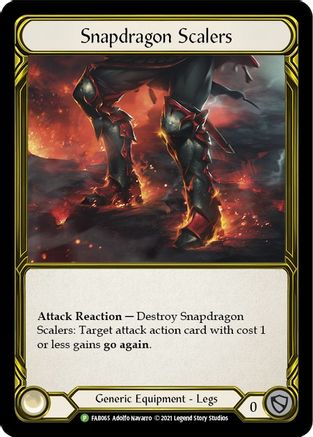 Image of Snapdragon Scalers (Golden) [FAB065] (Promo)  Cold Foil