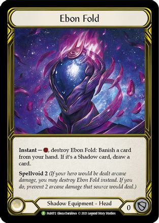 Image of Ebon Fold (Golden) [FAB072] (Promo)  Cold Foil