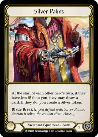 Image of Silver Palms (Golden) [FAB077] (Promo)  Cold Foil