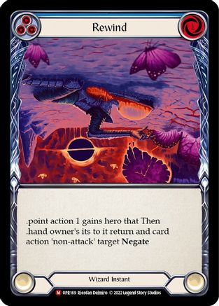Image of Rewind (Alternate Art) [UPR169] (Uprising)  Rainbow Foil
