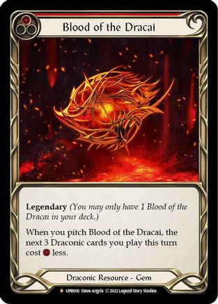 Image of Blood of the Dracai [UPR000] (Uprising)  Cold Foil
