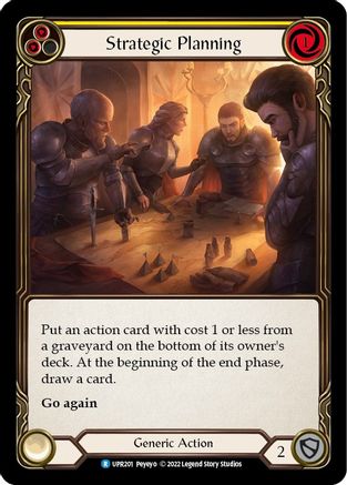Image of Strategic Planning (Yellow) [UPR201] (Uprising)  Rainbow Foil