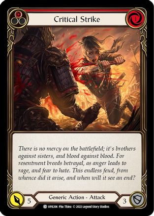 Image of Critical Strike (Red) [UPR206] (Uprising)