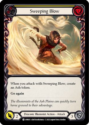 Image of Sweeping Blow (Yellow) [UPR031] (Uprising)  Rainbow Foil