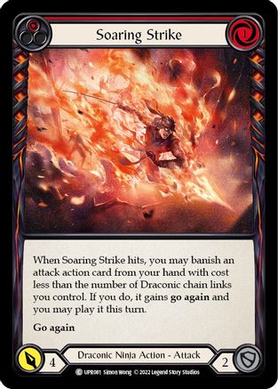 Image of Soaring Strike (Red) [UPR081] (Uprising)  Rainbow Foil