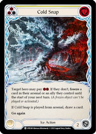 Image of Cold Snap (Yellow) [UPR148] (Uprising)