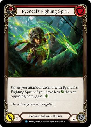 Image of Fyendal's Fighting Spirit (Red) [UPR194] (Uprising)