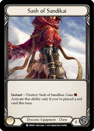 Image of Sash of Sandikai [UPR085] (Uprising)  Rainbow Foil