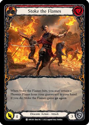 Image of Stoke the Flames (Extended Art) [UPR100] (Uprising)  Rainbow Foil