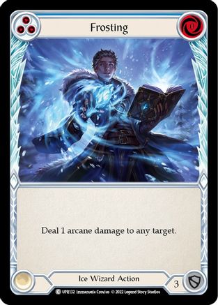 Image of Frosting (Blue) [UPR132] (Uprising)  Rainbow Foil