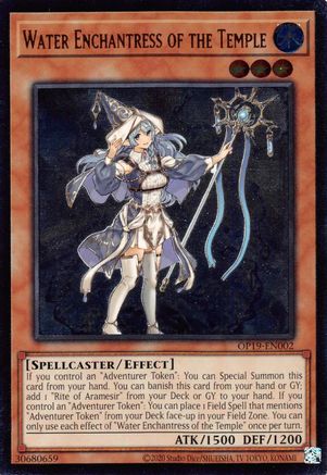 Image of Water Enchantress of the Temple [OP19-EN002] Ultimate Rare