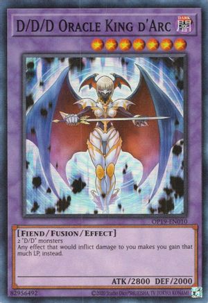 Image of D/D/D Oracle King d'Arc [OP19-EN010] Super Rare