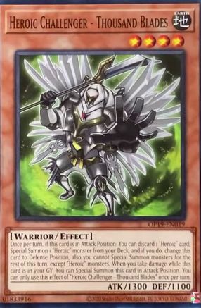 Image of Heroic Challenger - Thousand Blades [OP19-EN019] Common