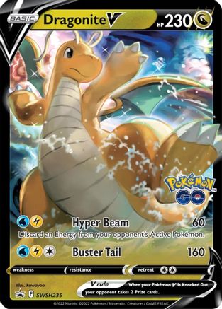 Image of Dragonite V (SWSH235) [Sword & Shield: Black Star Promos]