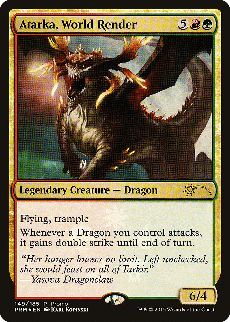 Image of Atarka, World Render [Resale Promos]