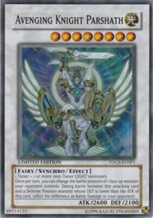 Image of Avenging Knight Parshath [TDGS-ENSP1] Super Rare