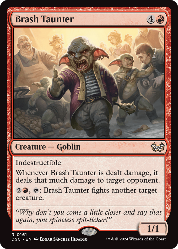 Image of Brash Taunter [Duskmourn: House of Horror Commander]