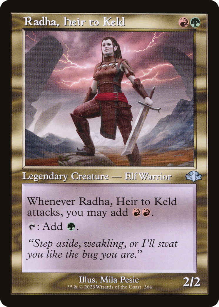 Image of Radha, Heir to Keld (Retro) [Dominaria Remastered]