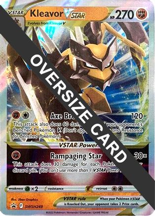 Image of Kleavor VSTAR (SWSH249) (Jumbo Card) [Sword & Shield: Black Star Promos]