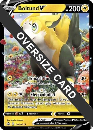 Image of Boltund V (SWSH219) (Jumbo Card) [Sword & Shield: Black Star Promos]