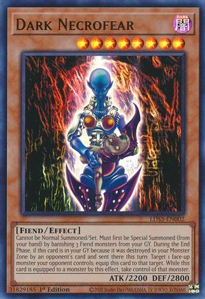 Image of Dark Necrofear [LDS3-EN002] Ultra Rare