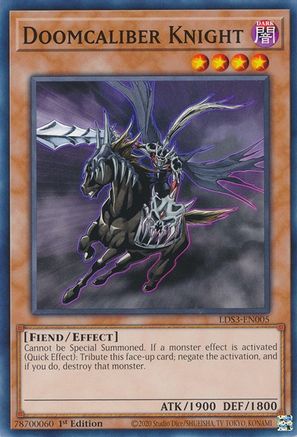 Image of Doomcaliber Knight [LDS3-EN005] Common