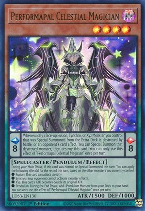 Image of Performapal Celestial Magician [LDS3-EN130] Ultra Rare