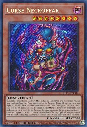 Image of Curse Necrofear [LDS3-EN009] Secret Rare