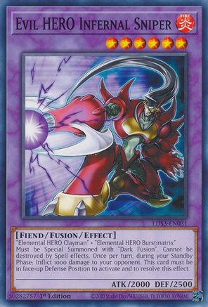 Image of Evil HERO Infernal Sniper [LDS3-EN031] Common