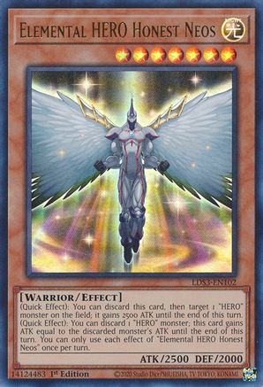 Image of Elemental HERO Honest Neos [LDS3-EN102] Ultra Rare