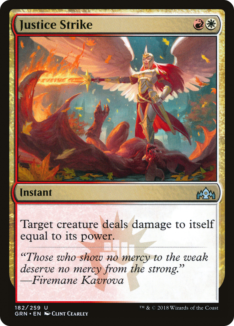 Image of Justice Strike [Guilds of Ravnica]