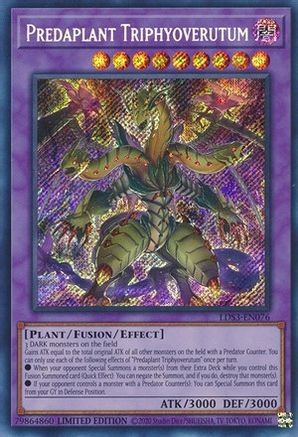 Image of Predaplant Triphyoverutum [LDS3-EN076] Secret Rare
