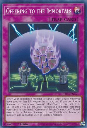 Image of Offering to the Immortals [LDS3-EN060] Common