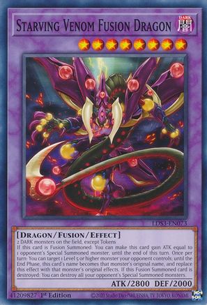 Image of Starving Venom Fusion Dragon [LDS3-EN073] Common