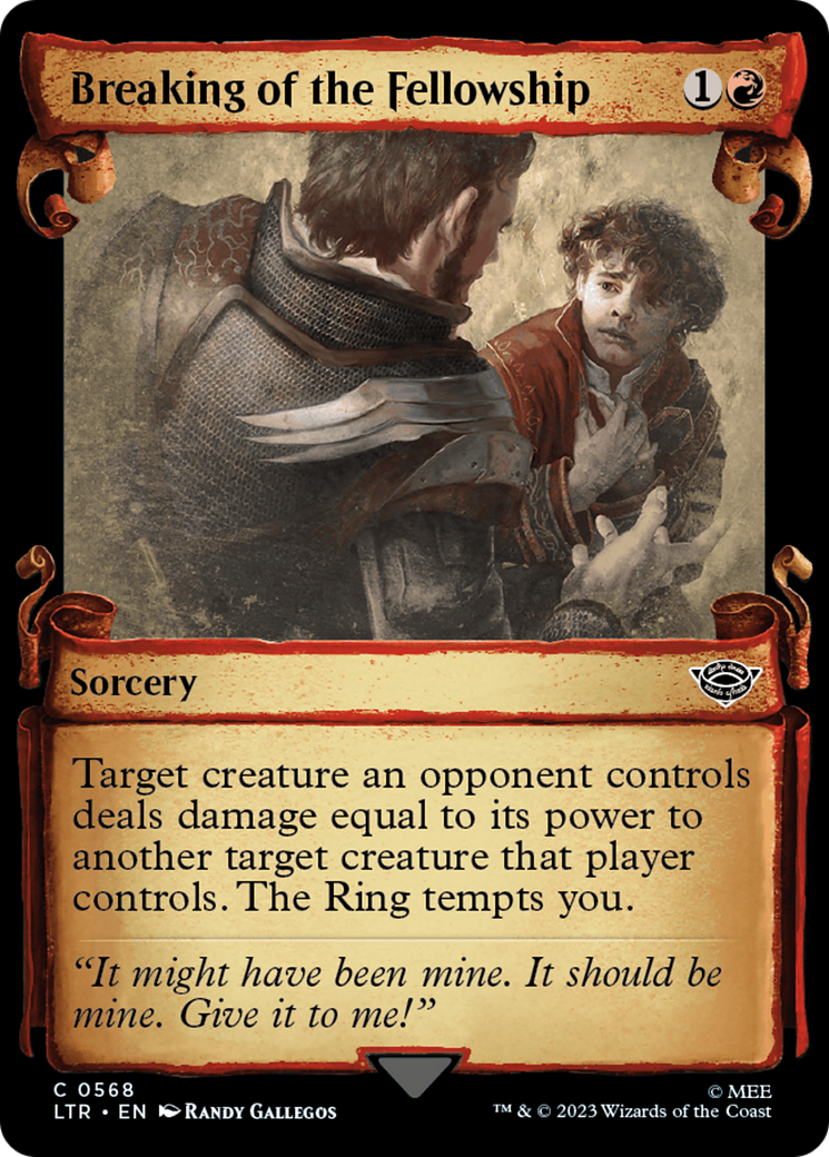 Image of Breaking of the Fellowship [The Lord of the Rings: Tales of Middle-Earth Showcase Scrolls]